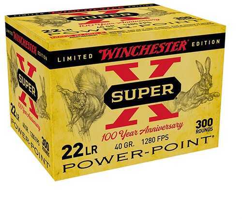 22 Long Rifle 300 Rounds Ammunition Winchester 40 Grain Power-Point