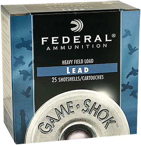 12 Gauge 2-3/4" Lead #8 1 oz 25 Rounds Federal Shotgun Ammunition