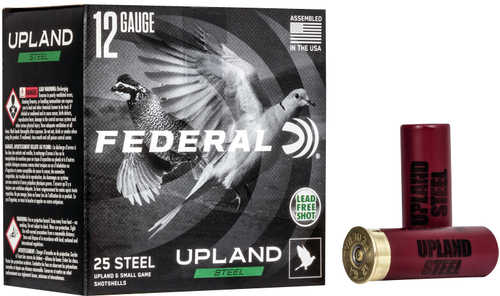 12 Gauge 25 Rounds Ammunition Federal Cartridge 2 3/4" 1 oz Steel #6