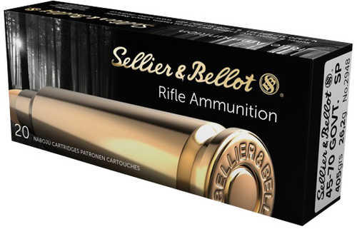 45-70 Government 20 Rounds Ammunition Sellier & Bellot 405 Grain Soft Point