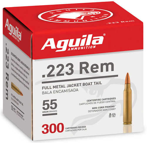 223 Remington 300 Rounds Ammunition Aguila 55 Grain FMJ