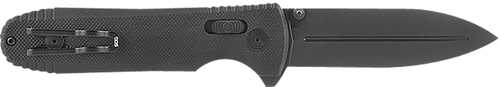 S.O.G Pentagon XR 3.60" Folding Spear Point Plain Black Titanium Nitride Cryo CTS XHP Blade/G10 Blackout Ha