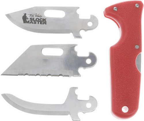 Cold Steel Click-N-Cut Slock Master Skinner 2.50" Fixed Part Serrated Caping/Clip/Utility Satin 420J2 SS Blade