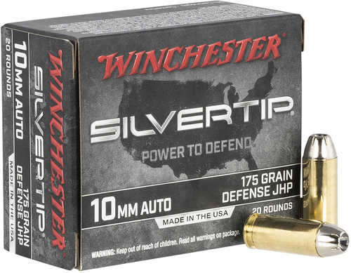 10mm 20 Rounds Ammunition Winchester 175 GR Hollow Point