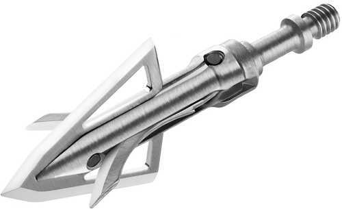 Bloodsport Gravedigger Hybrid Mechanical Cut-On-Contact Tip Stainless Steel Blades Silver 100 Gr 3 Broadheads