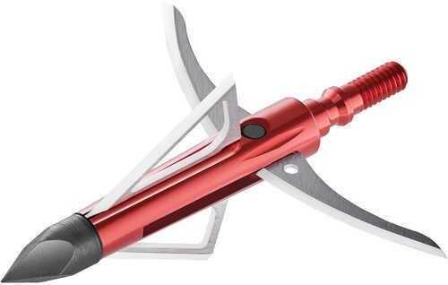 Bloodsport Gravedigger Extreme Hybrid Mechanical Chisel Tip Stainless Steel Blades Red 100 Gr 3 Broadheads