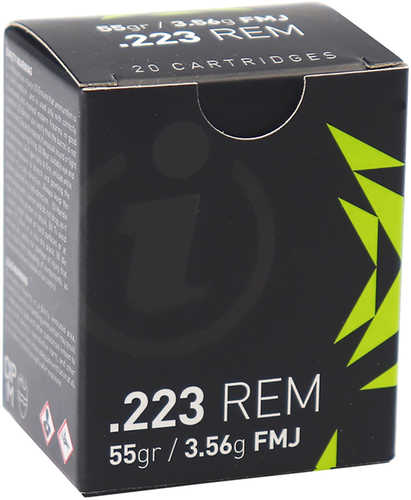 223 Remington 20 Rounds Ammunition IGMAN 55 Grain FMJ