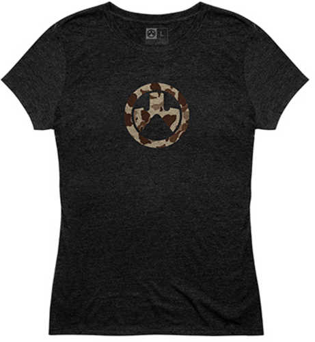 Magpul Raider Camo Icon Women's T-Shirt Black Large Short Sleeve