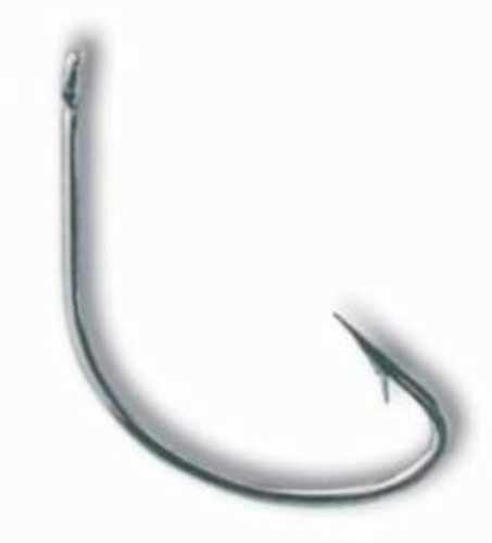 Mustad Poly Bag Hooks Nickel Wide Gap 10/Ctn