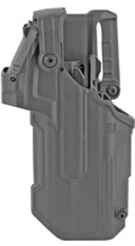 BLACKHAWK T-Series L3D RDS Duty Holster Left Hand Finish Fits Glock 17/22/31 With TLR1/TLR2 Includes Jacket Slot