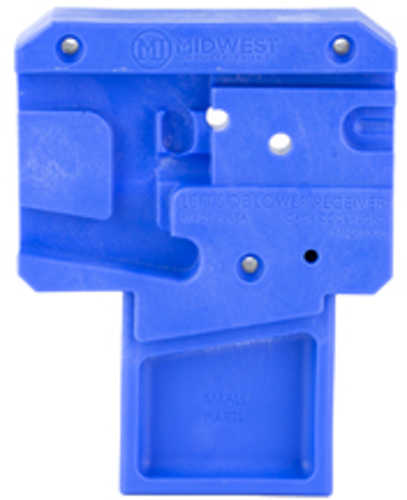 Midwest Industries Lower Receiver Block Polymer Construction Fits 308 Winchester/762NATO Recevicers Blue
