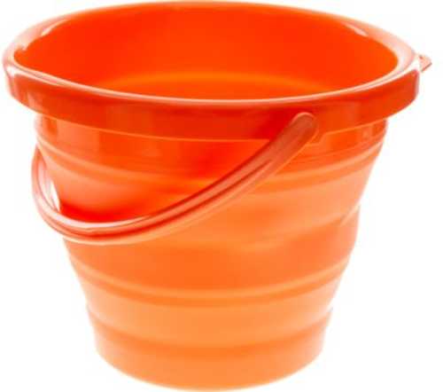 Ultimate Survival Technology FLEXWARE Bucket Orange 1.3 Gallon Capacity 7.75"X10"