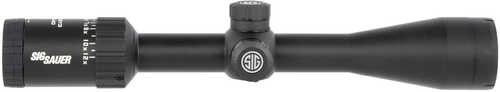 Sig Sauer Whiskey3 Rifle Scope 4-12x40mm Quadplex Reticle Model: SOW34202