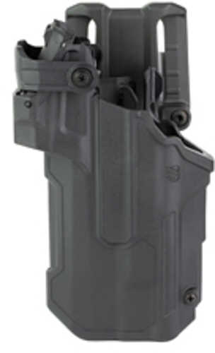 BLACKHAWK T-Series L3D RDS Duty Holster Left Hand Finish Fits Sig P320/P250 With TLR1/TLR2 Includes Jacket Slot Be
