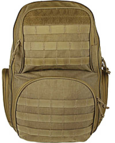 Advance Warrior Solutions Juggernaut 5 Day Pack Tan Polyester, MOLLE Front, Hydration System Compatible