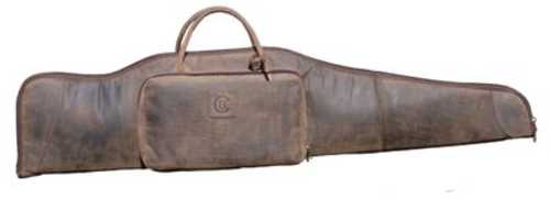 <span style="font-weight:bolder; ">Boddington</span> <span style="font-weight:bolder; ">Gear</span> Vintage Buffalo Leather 50" Scoped Rifle Case