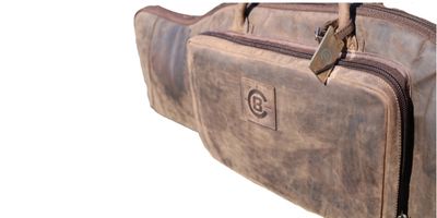 Boddington Gear Vintage Buffalo Leather 50" Scoped Rifle Case