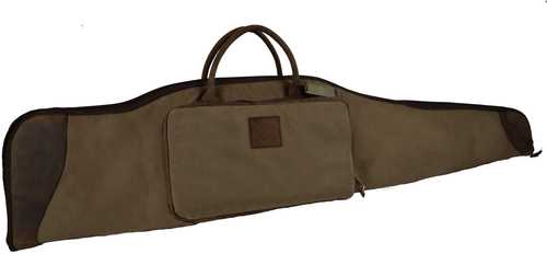 <span style="font-weight:bolder; ">Boddington</span> <span style="font-weight:bolder; ">Gear</span> Waxed Canvas with Vintage Buffalo Leather Trim 50" Scoped Rifle Case