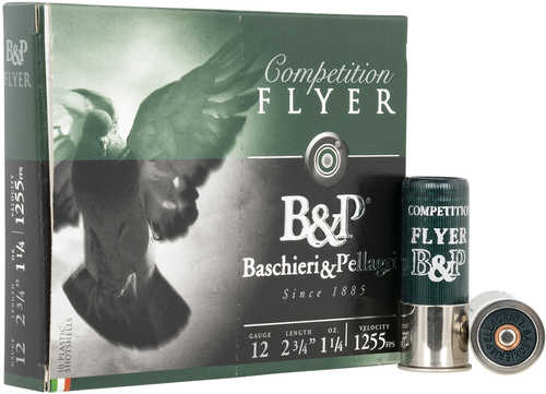 B&P Flyer 12 Gauge 2.75" 1 1/4 oz 1255 fps 7.5 Shot 100 Rounds