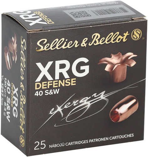 Sellier & Bellot SB40XA 40 S&W 130 Grain Solid Copper Hollow Point (SCHP) 25 Per Box