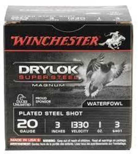 20 Gauge 3" Steel #3 1 oz 25 Rounds Winchester Shotgun Ammunition