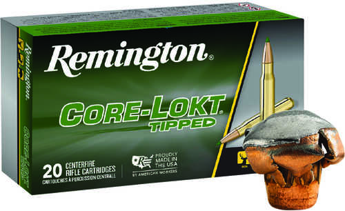 Remington <span style="font-weight:bolder; ">Core-Lokt</span> Tipped 6.5 Creedmoor 129 gr 2945 fps (CLT) Ammo 20 Round Box