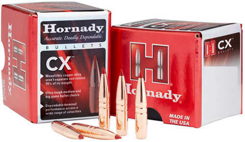 Hornady CX 6mm .243 Cal 90 gr Copper Solid Bullets 50 Per Box