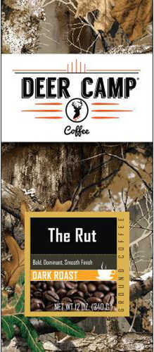 Deer Camp The Rut Coffee Realtree Edge 12 oz. Ground Dark Model: DC12TRCGR
