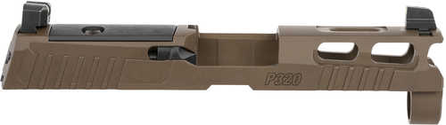 Click to see larger image. Sig Sauer OEM Replacement 9mm Luger For P320 (3.90" Barrel), Pro-Cuts, Optics Cut, Coyote Brown Stainless Steel,