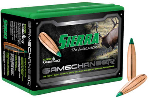 Sierra 30 Caliber 308 Diameter 125 Grain Tipped TGK Game Changer Bullet 100 Count