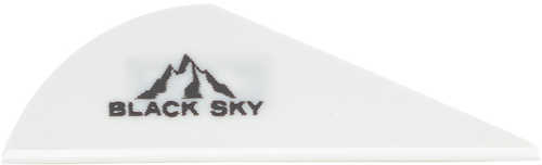 Bohning Black Sky Vane 2 in. White 100 pk. Model: 10902WH2