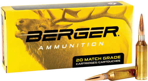 Berger Bullets 50010 6.5 <span style="font-weight:bolder; ">PRC</span> 156 Grain Elite Hunter 20 Per Box
