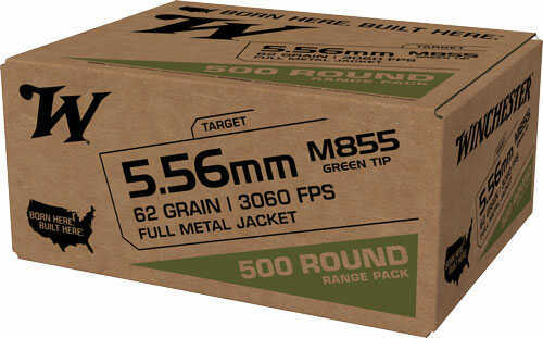Winchester 5.56mm NATO Case Lot 62 Gr Green Tip Ammo 1000 Round