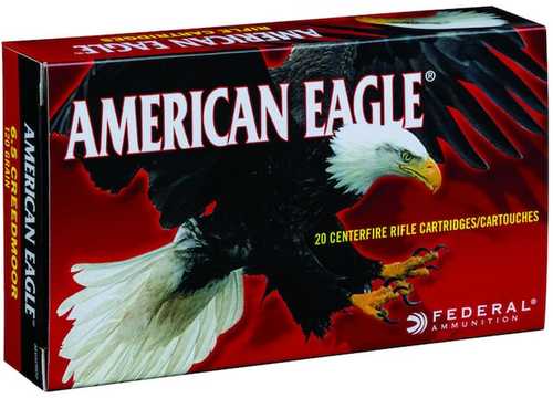 Federal American Eagle 6.5 <span style="font-weight:bolder; ">Creedmoor</span> 120 Gr 2900 Fps Total Metal Jacket (TMJ) Ammo 20 Round Box