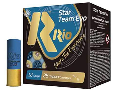 Rio Star Team Target 28 Light 2-3/4" #7.5 1oz 12 ga Ammo 25 Round Box