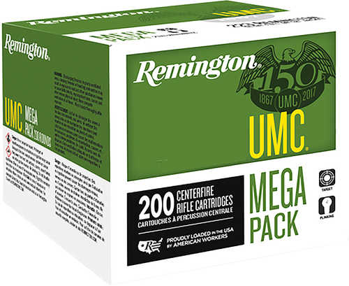 Remington UMC 300 Blackout 150 gr 1905 fps Full Metal Jacket (FMJ) Ammo 200 Round Box