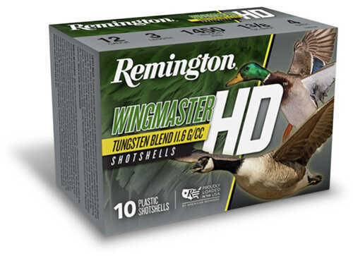 Remington Wingmaster HD 20 Gauge 3" 1 1/8 oz 1300 fps Tungsten Blend 4 Shot Ammo 10 Round Box