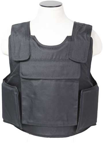 Vism Outer Carrier Vest w 4 3A Ballistic Panels-Black Lg