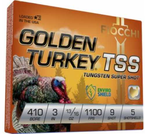 Fiocchi Golden Turkey TSS 410 Gauge 3" 13/16oz #9 5 Per Box