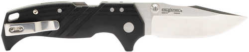 Cold Steel CSFL35DPLC Engage 3.50" Folding Clip Point Plain Satin S35VN SS Blade/4.11" Black G10 Handle Includes Belt Cl