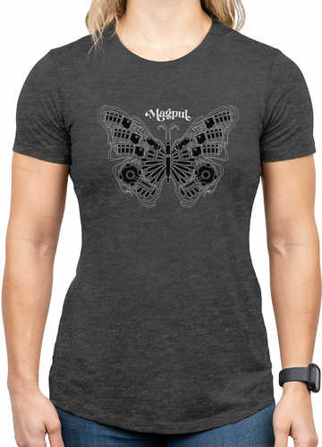 Magpul Mag1342-011-3X Metamorphosis Women's Charcoal Heather Cotton/Polyester Short Sleeve 3Xl