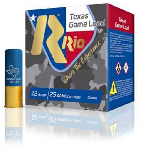 Rio Ammunition Rio Texas Game Load 12Gauge 2-3/4" 1-1/4oz 6 Shot 25 Rounds TG366TX