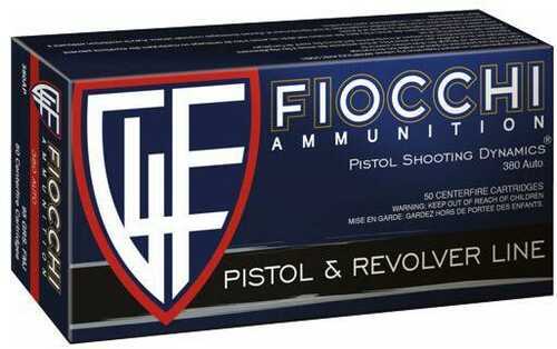 Fiocchi Shooting Dynamics Handgun Ammunition 380 ACP 95 Gr <span style="font-weight:bolder; ">FMJ</span> 960 Fps 1000 Round Case