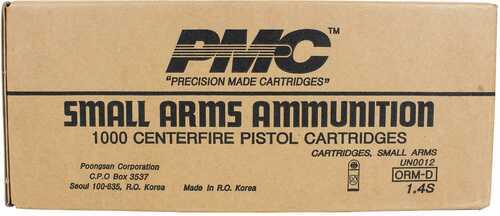 PMC Bronze Handgun Ammunition 380 ACP 90 Gr FMJ 920 Fps 1000 Round Case