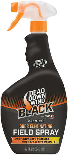 Dead Down Wind 137240 Black Premium Field Spray Odor Eliminator 24 Oz Trigger Spray