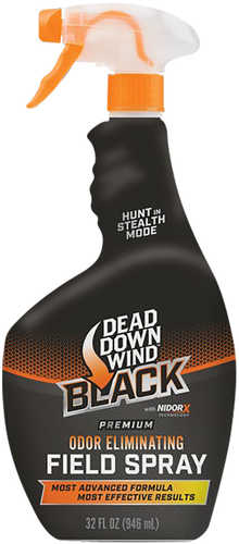 Dead Down Wind 137320 Black Premium Field Spray Odor Eliminator 32 Oz Trigger Spray