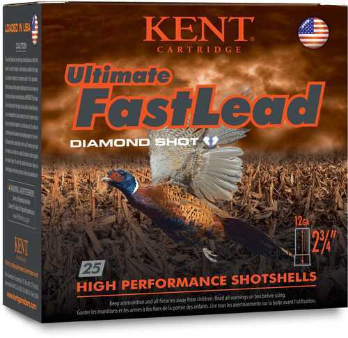 Kent Ultimate Fast Lead Shotshells 12 Ga 2-3/4" 1-1/2Oz 1415 Fps #5 25/ct