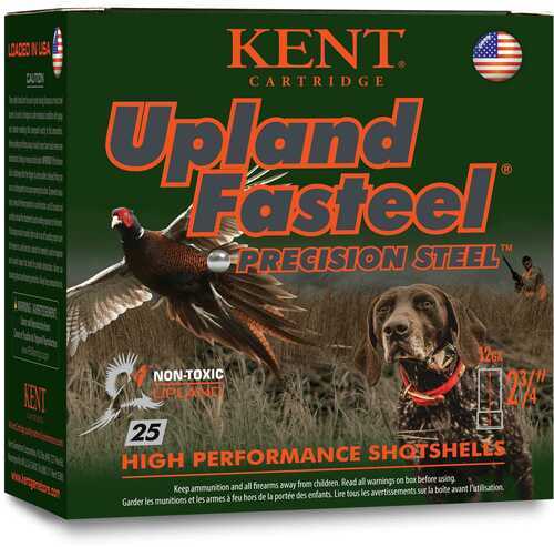 Kent Upland Fasteel Shotshells 12 Ga 2-3/4" 1-1/8Oz 1400 Fps #5 25/ct