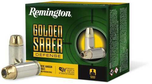 Remington Golden Saber Defense Ammunition .40 S&W 165Gr BJHP 1150 Fps 20/ct
