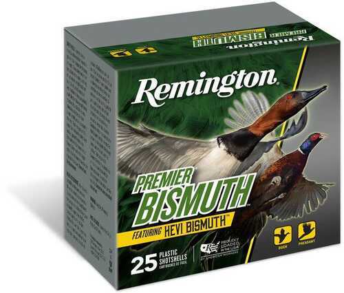 Remington Ammunition R20505 Premier Bismuth 12 Gauge 2.75" 1 1/4 Oz 5 Shot 25 Bx/10 Cs
